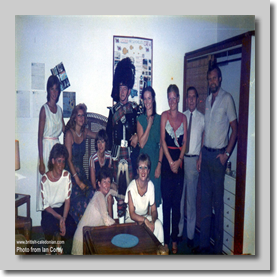 Seychelles - The crew on one of the flights we did for Air Seychelles when we took one of the BCAL pipers down for Burns Night at the British High Commission which all the crew attended. In the photo the chap with the beard is Jim Stott; the flight engineer on DC10.